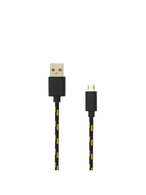 SBOX Kábel, CABLE USB A Male -> MICRO USB Male 1 m Black