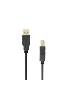 SBOX Kábel, CABLE USB A Male - USB B Male 3 m