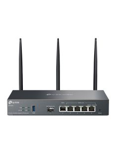   TP-LINK Vezetékes Omada AX3000 VPN Router 1xWAN(1000Mbps) + 4xLAN(1000Mbps) + 1xSFP + 1xUSB3.0, ER706W