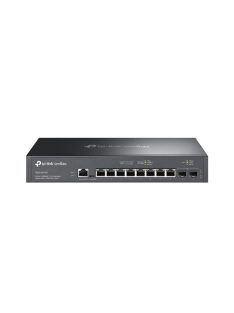   TP-LINK Switch 8x2.5Gbps + 2x10G SFP+ + 1xkonzol port + 1xMicro-USB port, Menedzselhető Rackes, SG3210X-M2