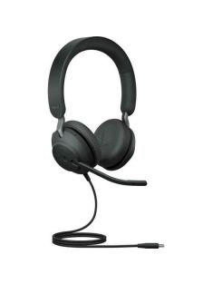   JABRA Fejhallgató - Evolve2 40 MS SE Teams Stereo Vezetékes USB-C, Mikrofon