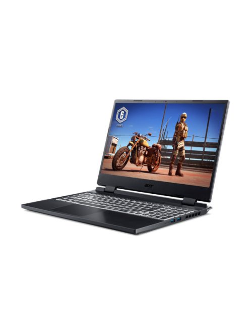 ACER Aspire Nitro AN515-58-75JQ, 15.6" FHD IPS, Intel Core i7-12650H, 16GB, 1TB SSD, GeForce RTX 4060, DOS, fekete