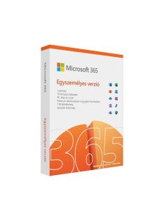   MICROSOFT 365 Egyszemélyes verzió, 1 év. Win/MAC FPP BOX Doboz P10