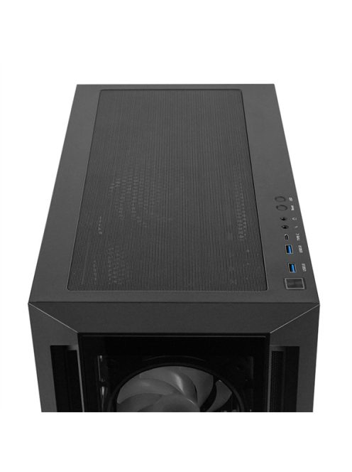 CHIEFTEC Ház Gaming APEX GA-01B-TG-OP, ATX, RGB Vezérlővel, 4xRGB Ventillátor, Edzett Üveg, fekete