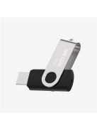 HIKSEMI Pendrive 4GB M200S "Rotary" USB 2.0, Szürke-Fekete, (HIKVISION)