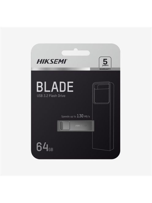 HIKSEMI Pendrive 16GB E301 U3 "Blade" USB 3.2, Szürke (HIKVISION)