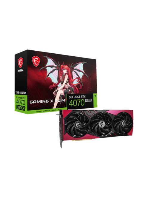 MSI Videokártya PCI-Ex16x nVIDIA RTX 4070 SUPER GAMING X SLIM 12GB DDR6X