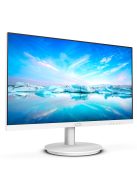 PHILIPS IPS monitor 23.8" 241V8AW, 1920x1080, 16:9, 250cd/m2, 4ms, VGA/HDMI, hangszóró, fehér