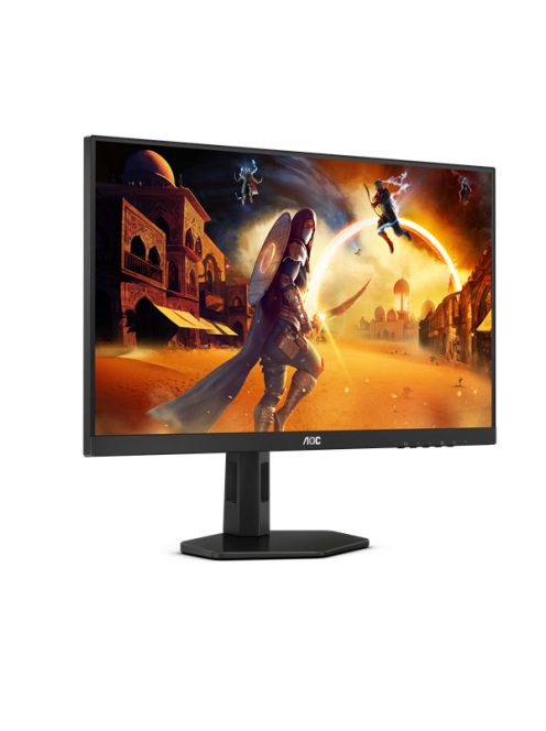 AOC Gaming 180Hz IPS monitor 27" Q27G4X, 2560x1440, 16:9, 400cd/m2, 1ms, 2xHDMI/DisplayPort, hangszóró, áll. mag., pivot