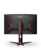 AOC Ívelt Gaming 165Hz VA monitor 27" CQ27G2S/BK, 2560x1440, 16:9, 250cd/m2, 1ms, 2xHDMI/DisplayPort