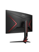 AOC Ívelt Gaming 165Hz VA monitor 27" CQ27G2S/BK, 2560x1440, 16:9, 250cd/m2, 1ms, 2xHDMI/DisplayPort