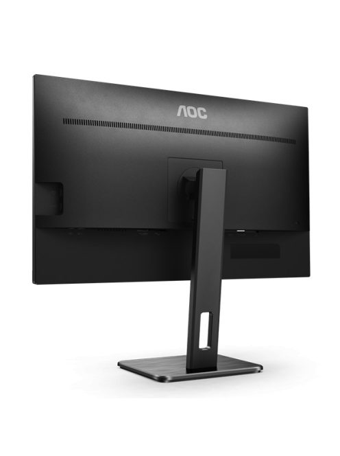 AOC IPS monitor 27" U27P2, 3840x2160, 16:9, 350cd/m2, 4ms, 2xHDMI/DisplayPort/4xUSB, Pivot, hangszóró