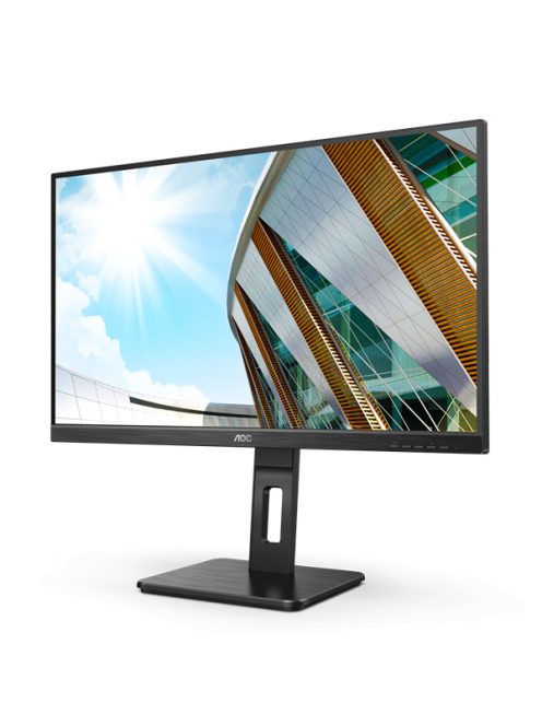 AOC IPS monitor 27" U27P2, 3840x2160, 16:9, 350cd/m2, 4ms, 2xHDMI/DisplayPort/4xUSB, Pivot, hangszóró