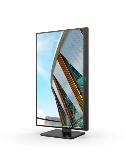 AOC IPS monitor 27" U27P2, 3840x2160, 16:9, 350cd/m2, 4ms, 2xHDMI/DisplayPort/4xUSB, Pivot, hangszóró