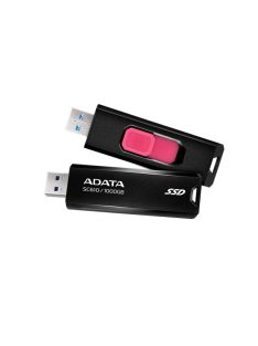 ADATA SSD Külső USB 3.2 1TB SC610, Fekete/Piros