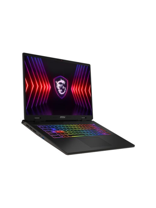 MSI Gaming NB Sword 17 HX B14VGKG-018, 17" FHD+, i7-14700HX, 16GB, 1TB M.2, RTX 4070 8GB, WIN11H, Fekete - US KEY