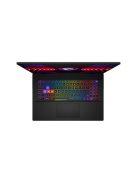 MSI Gaming NB Sword 17 HX B14VGKG-018, 17" FHD+, i7-14700HX, 16GB, 1TB M.2, RTX 4070 8GB, WIN11H, Fekete - US KEY