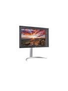 LG IPS monitor 27" 27UP85NP, 3840x2160, 16:9, 400cd/m2, 5ms, 2xHDMI/DisplayPort/USB-C/2xUSB, Pivot, hangszóró