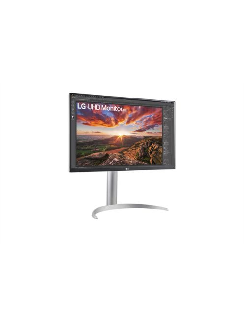 LG IPS monitor 27" 27UP85NP, 3840x2160, 16:9, 400cd/m2, 5ms, 2xHDMI/DisplayPort/USB-C/2xUSB, Pivot, hangszóró