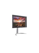 LG IPS monitor 27" 27UP85NP, 3840x2160, 16:9, 400cd/m2, 5ms, 2xHDMI/DisplayPort/USB-C/2xUSB, Pivot, hangszóró