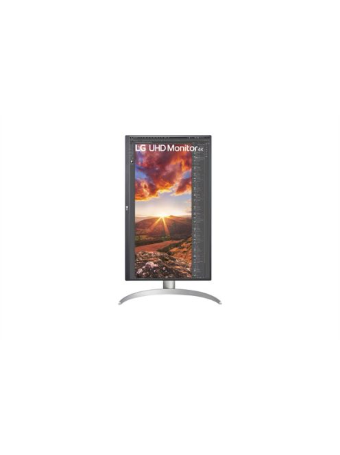 LG IPS monitor 27" 27UP85NP, 3840x2160, 16:9, 400cd/m2, 5ms, 2xHDMI/DisplayPort/USB-C/2xUSB, Pivot, hangszóró