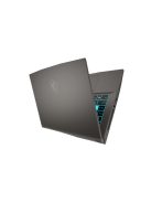 MSI Gaming NB Thin 15 B12VE-1469, 15.6" FHD 144Hz, i5-12450H, 16GB, 512GB M.2, RTX 4050 6GB, NOOS, Fekete