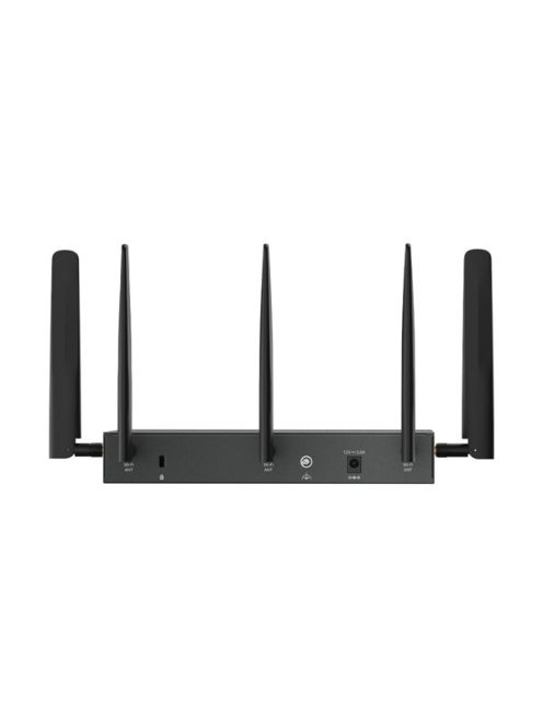 TP-LINK Vezetékes Omada AX3000 VPN Router 1xWAN(1000Mbps) + 4xLAN(1000Mbps) + 1xSFP + 1xSIM, ER706W-4G