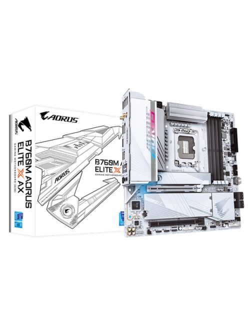 GIGABYTE Alaplap S1700 B760M AORUS ELITE X AX INTEL B760, mATX