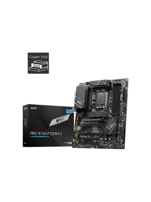 MSI Alaplap S1700 PRO B760-P DDR4 II Intel B760, ATX