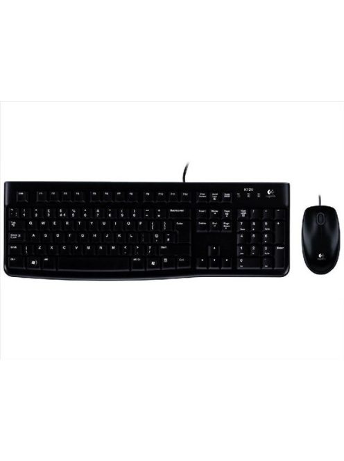 LOGITECH Billentyűzet + egér - MK120 Vezetékes Combo USB, UK