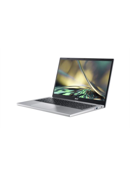 ACER Aspire A315-24P-R7QE, 15.6" FHD, AMD Ryzen 3 7320U, 8GB, 512GB SSD, UMA, Win11 Home, ezüst