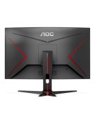 AOC Ívelt Gaming 165Hz VA monitor 27" C27G2E/BK, 1920x1080, 16:9, 250cd/m2, 1ms, 2xHDMI/DisplayPort/VGA