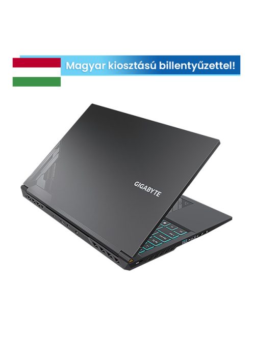 GIGABYTE G5 MF 15.6" FHD (144Hz), Intel Core i7-13620H (10C/4.9Ghz), 16GB, 1TB SSD, RTX 4050, Magyar billentyű