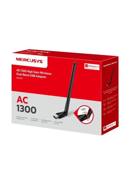 MERCUSYS Wireless Adapter USB Dual Band AC1300, MA30H