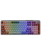 COOLER MASTER Vezeték Nélküli Billentyűzet MK770 Mechanikus Gaming, Red Switch, Space Grey, magyar