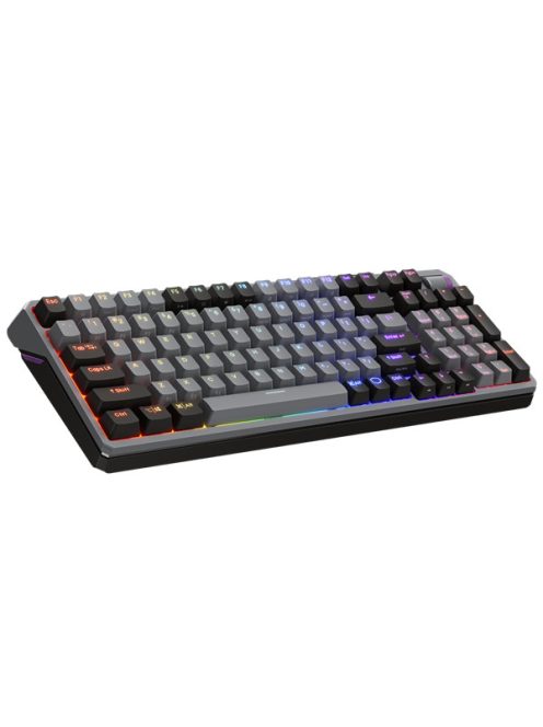 COOLER MASTER Vezeték Nélküli Billentyűzet MK770 Mechanikus Gaming, Red Switch, Space Grey, magyar