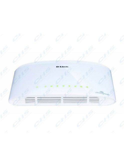 D-LINK Switch 8x1000Mbps Műanyagházas Asztali, DGS-1008D/E