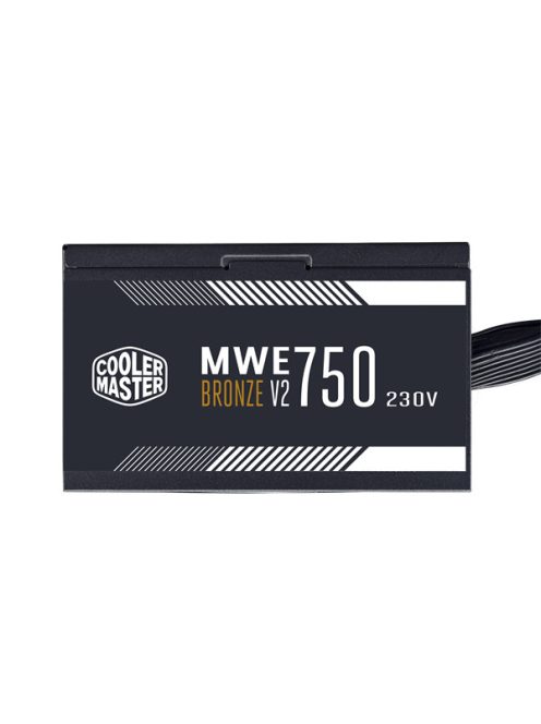 COOLER MASTER Tápegység MWE 750 BRONZE - V2, 750W, 12cm, 80+ Bronze