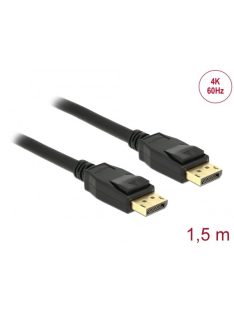   DELOCK kábel DisplayPort 2.0 male / male összekötő 10K 60Hz 54 Gbps 3m