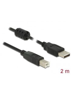   DELOCK kábel USB 2.0 Type-A male > USB 2.0 Type-B male 2m fekete