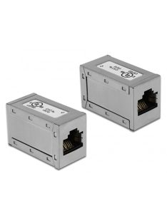 DELOCK Átalakító RJ45 jack > RJ45 jack Cat.6A STP