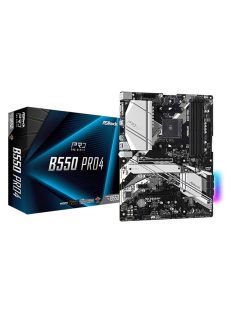 ASROCK Alaplap AM4 B550 PRO4 AMD B550, ATX