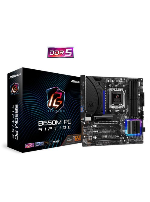 ASROCK Alaplap AM5 B650M PG RIPTIDE AMD B650, mATX