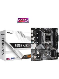 ASROCK Alaplap AM5 B650M-H/M.2+ AMD B650, mATX