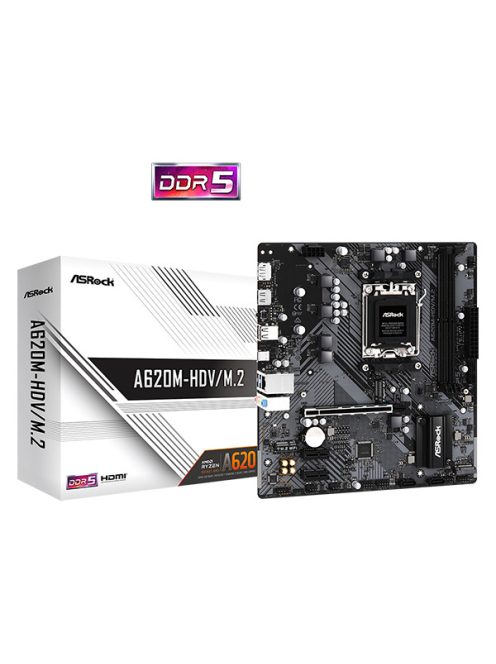 ASROCK Alaplap AM5 A620M-HDV/M.2 AMD A620, mATX