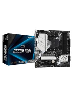 ASROCK Alaplap AM4 B550M PRO4 AMD B550, mATX