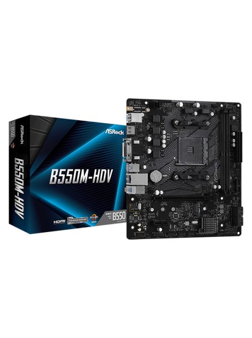 ASROCK Alaplap AM4 B550M-HDV AMD B550, mATX