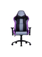 COOLER MASTER Gaming Szék CALIBER R3 GAMING CHAIR, Memóriahab, Megerősített acél keret, Gázemelő, lila-fekete