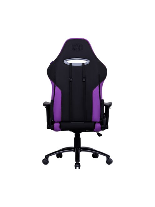 COOLER MASTER Gaming Szék CALIBER R3 GAMING CHAIR, Memóriahab, Megerősített acél keret, Gázemelő, lila-fekete
