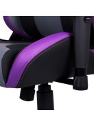 COOLER MASTER Gaming Szék CALIBER R3 GAMING CHAIR, Memóriahab, Megerősített acél keret, Gázemelő, lila-fekete